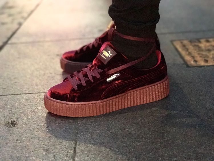 fenty x puma burgundy