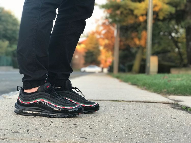 air max 97 on feet