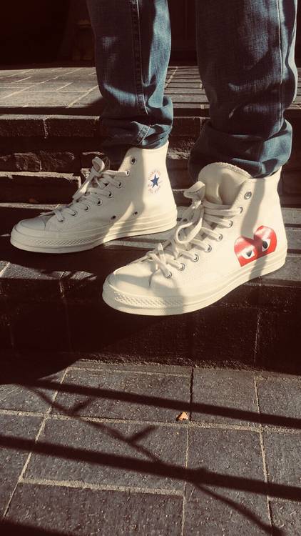 Comme des Garçons x Chuck Taylor All Star Hi 'Milk' - Converse ...