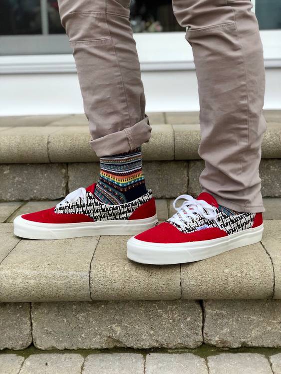 Fear of God x Era 95 DX 'Collection 2 Red' - Vans - VN0A3MQ5PZQ | GOAT