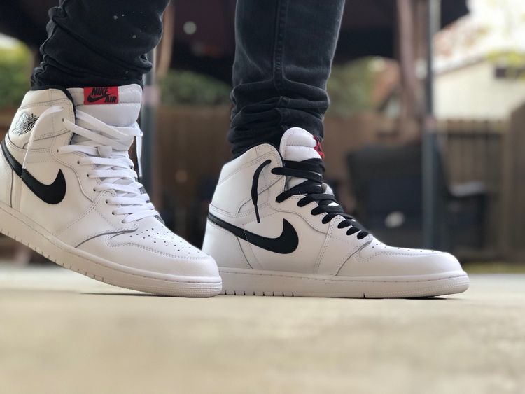 jordan 1 yin yang on feet