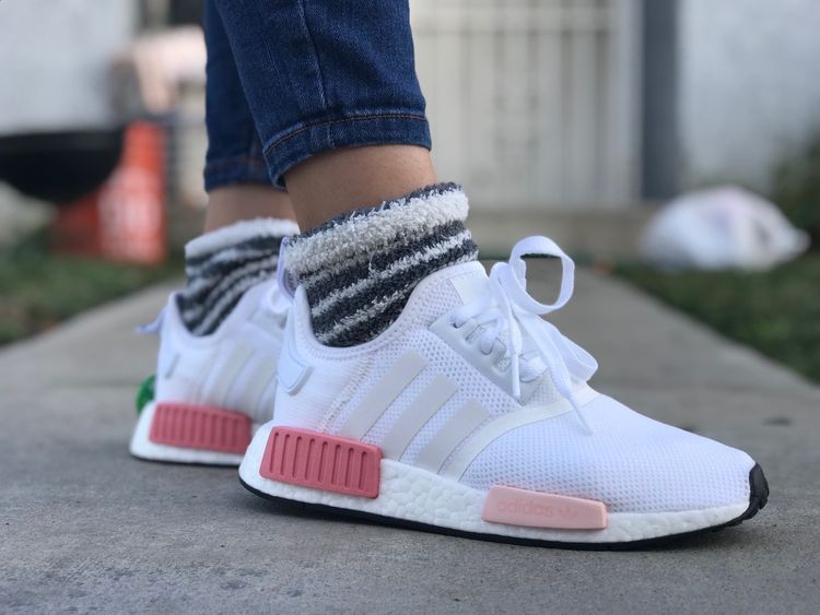 Adidas white rose nmd online