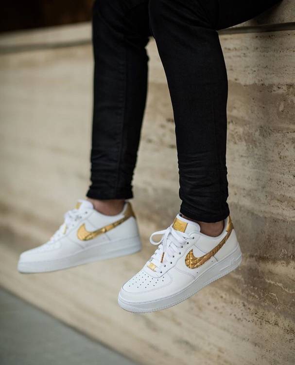 CR7 x Air Force 1 Low 'Golden Patchwork' - Nike - AQ0666 100 | GOAT
