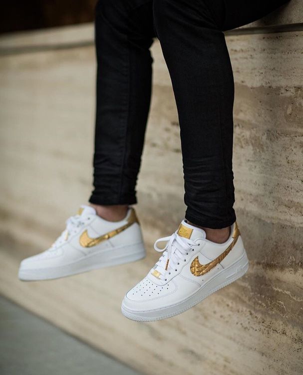 air force 1 low cr7 golden patchwork