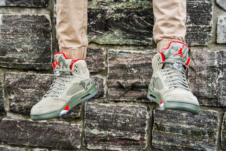 camo jordan retro 5