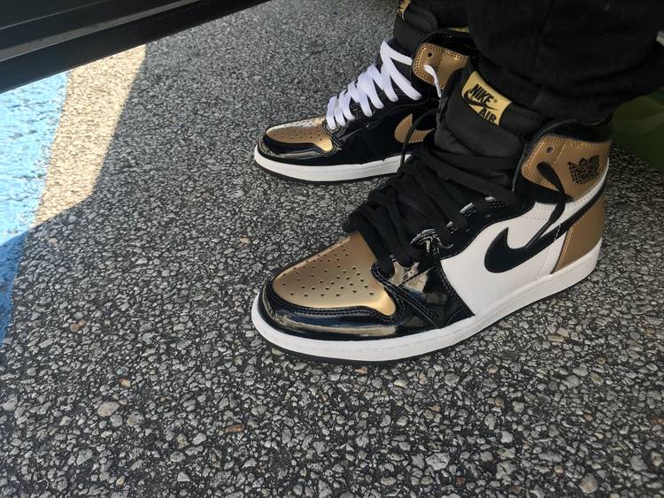 Air Jordan 1 Retro High OG NRG 'Gold Toe' - Air Jordan - 861428 007 | GOAT