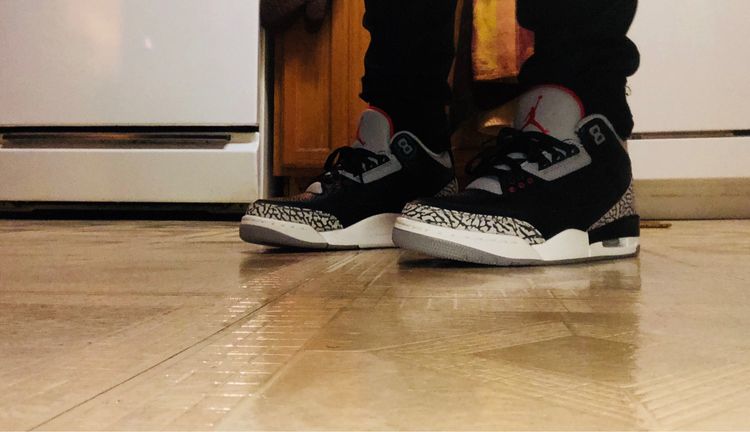 original jordan 3 black cement 1988