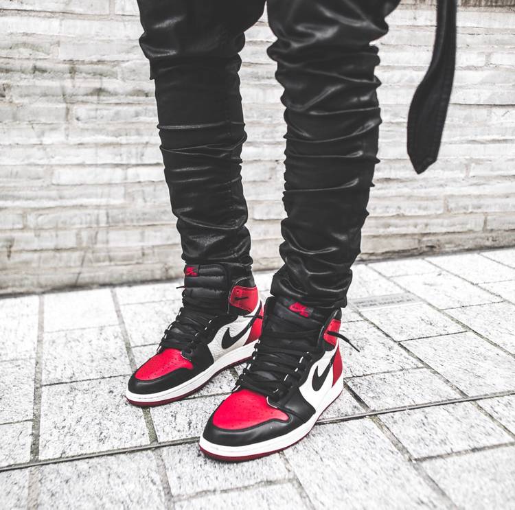 Air Jordan 1 Retro High OG 'Bred Toe' - Air Jordan - 555088 610 | GOAT