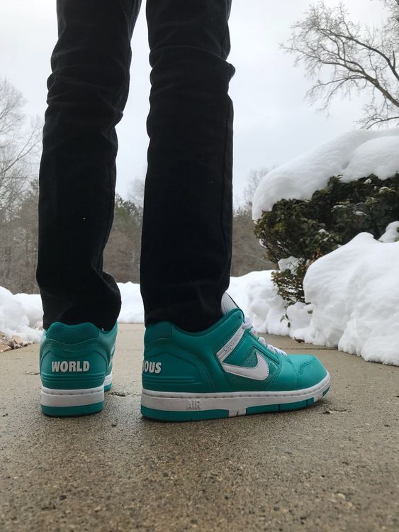 supreme air force 2 teal