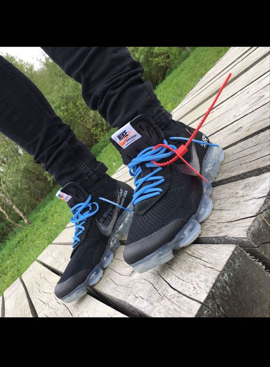 vapormax off white on feet