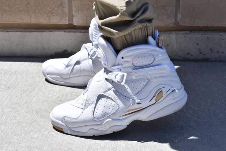 jordan 8 ovo on feet