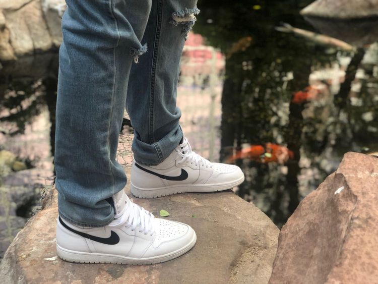 jordan 1 yin yang on feet