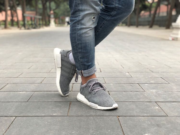 nmd track pants grey