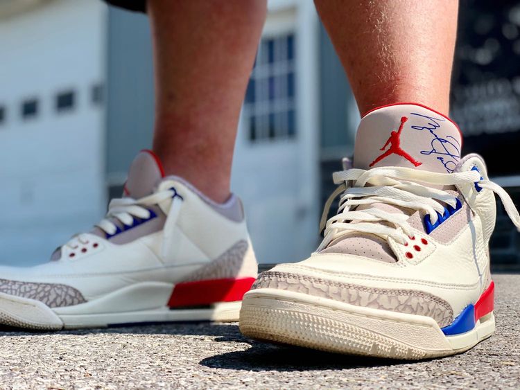 jordan 3 international flight on feet