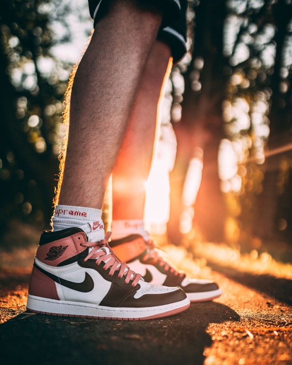 rust pink air jordan 1