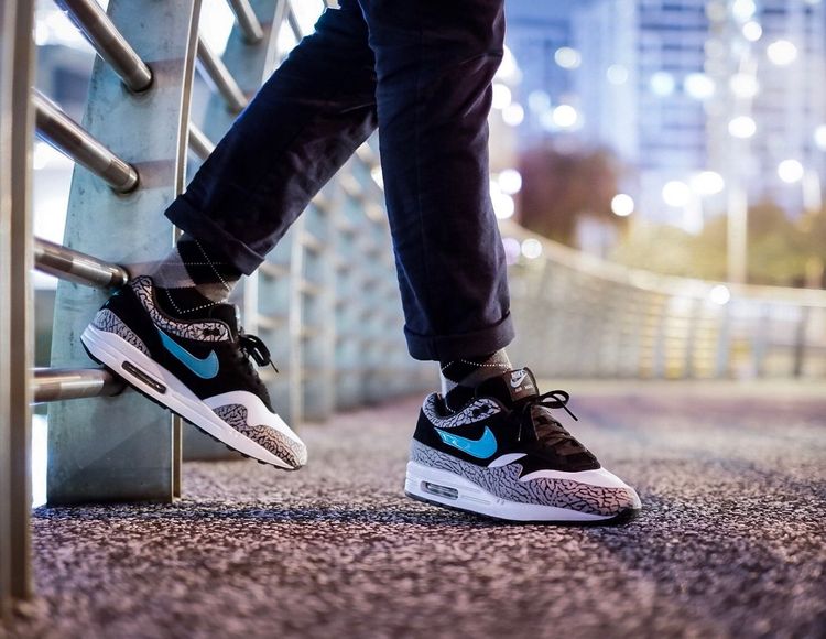 air max 1 atmos elephant on feet