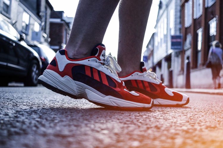 yung 1 white on feet