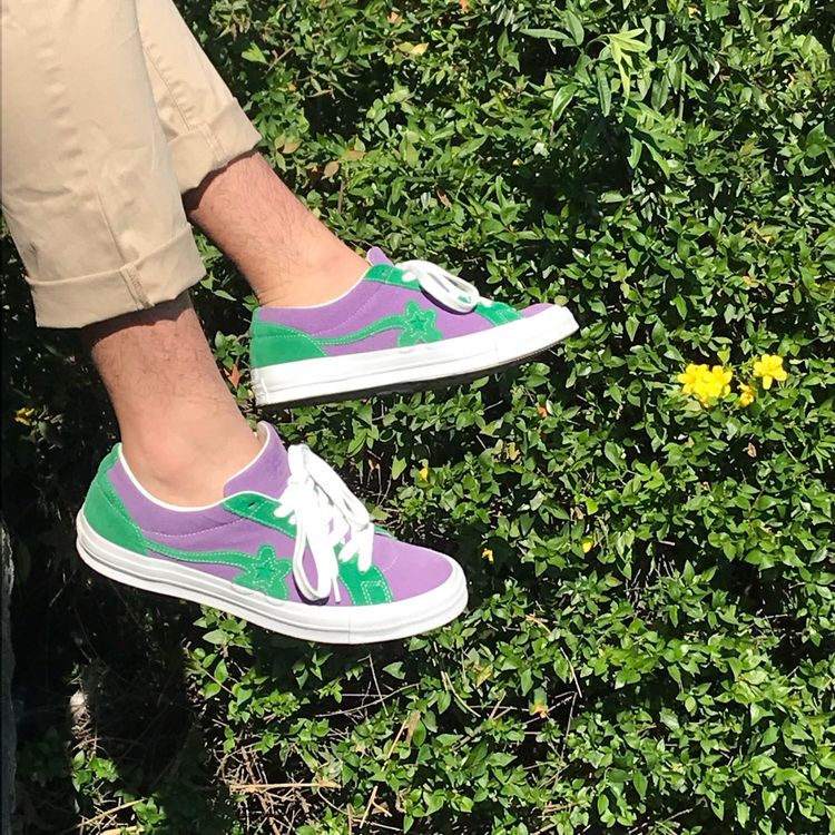 converse x golf le fleur purple