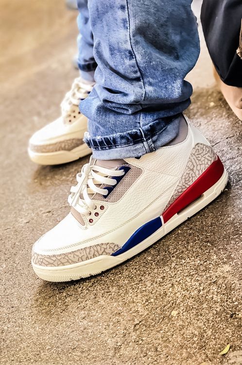 jordan 3 international flight on feet