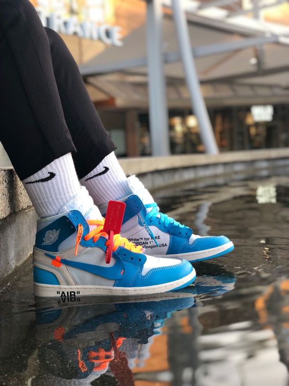 Off-White x Air Jordan 1 Retro High OG 'UNC' - Air Jordan - AQ0818 148 ...