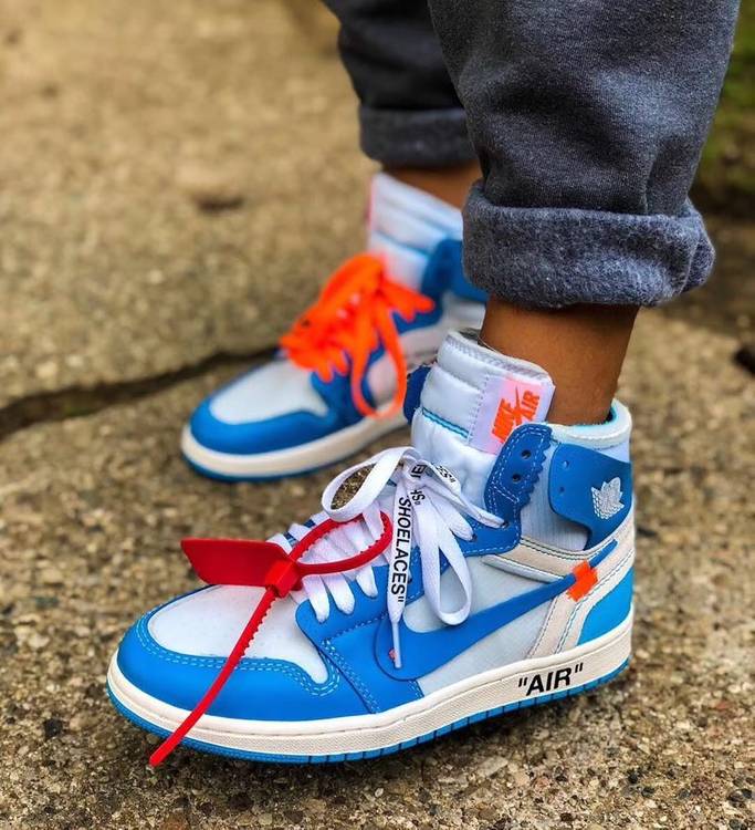 Off-White x Air Jordan 1 Retro High OG 'UNC' - Air Jordan - AQ0818 148 ...