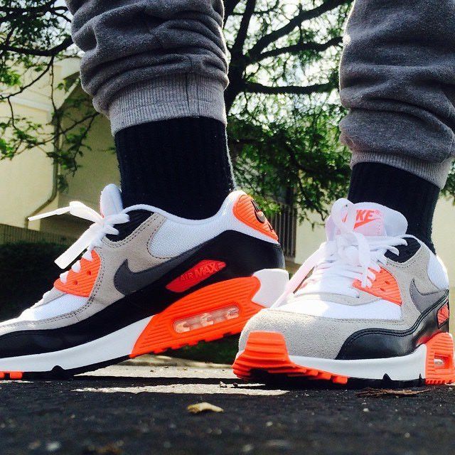 air max 90 og white/cement grey-infrared-black