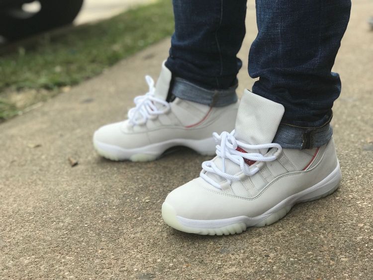 jordan 11 platinum tint footlocker