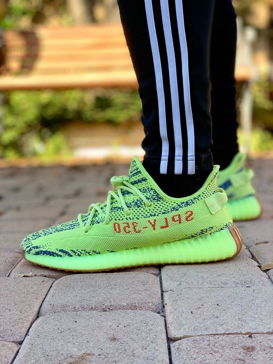 Yeezy Boost 350 V2 'Semi Frozen Yellow' - adidas - B37572 | GOAT