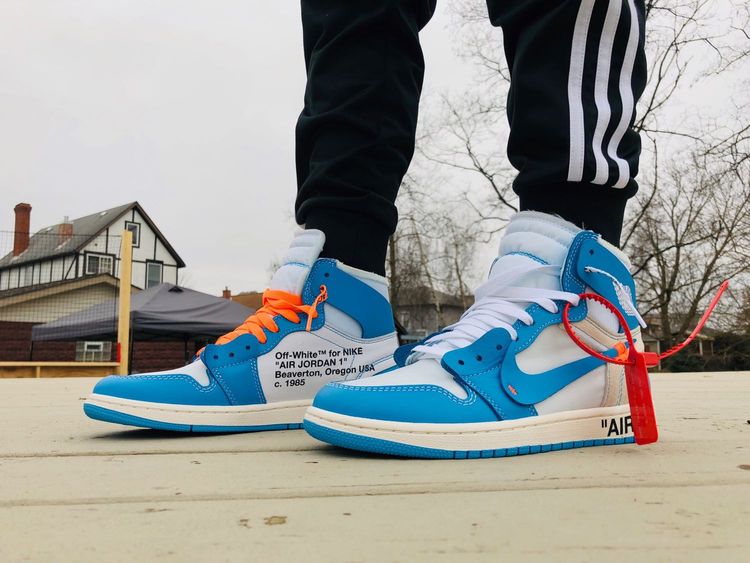 Off-White x Air Jordan 1 Retro High OG 'UNC' - Air Jordan - AQ0818 148 ...