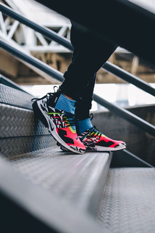 acronym presto racer pink on feet