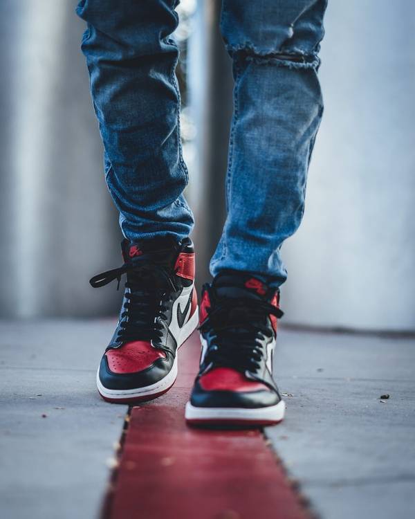 Air Jordan 1 Retro High OG 'Bred Toe' - Air Jordan - 555088 610 | GOAT