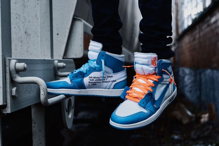 Off-White x Air Jordan 1 Retro High OG 'UNC' - Air Jordan - AQ0818 148 ...