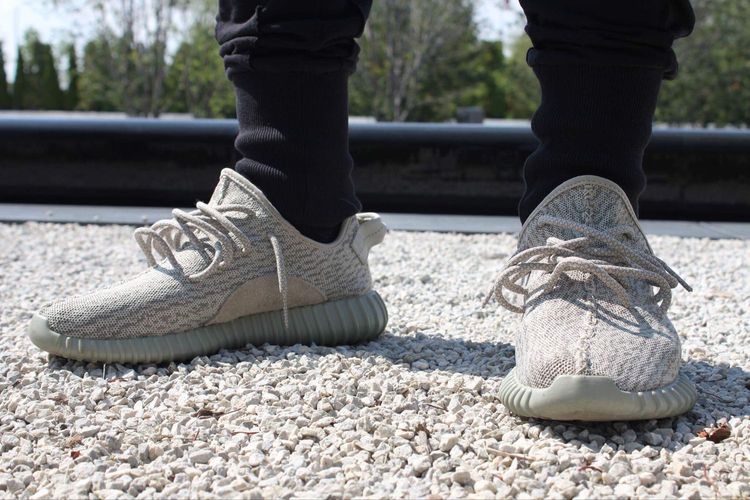 moonrock yeezy on feet