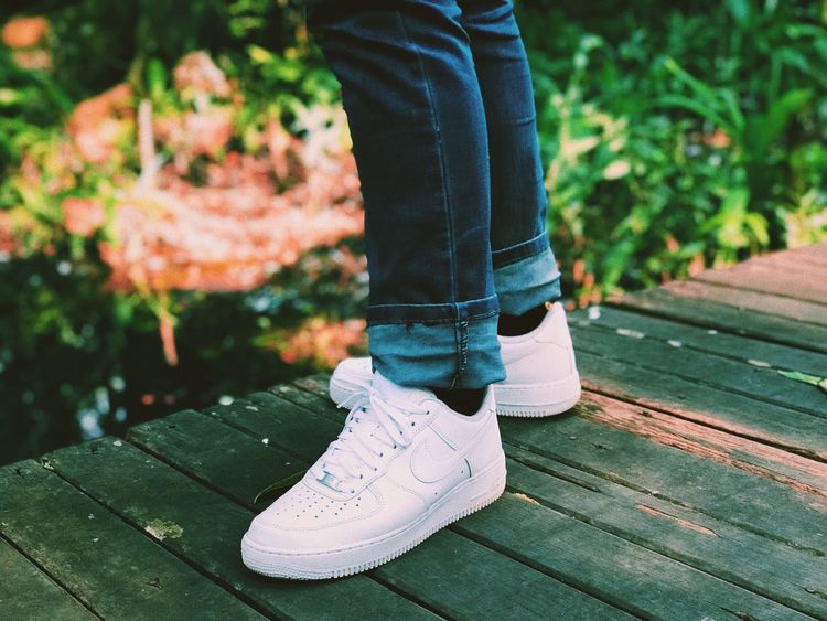 nike air force 1 womens on feet