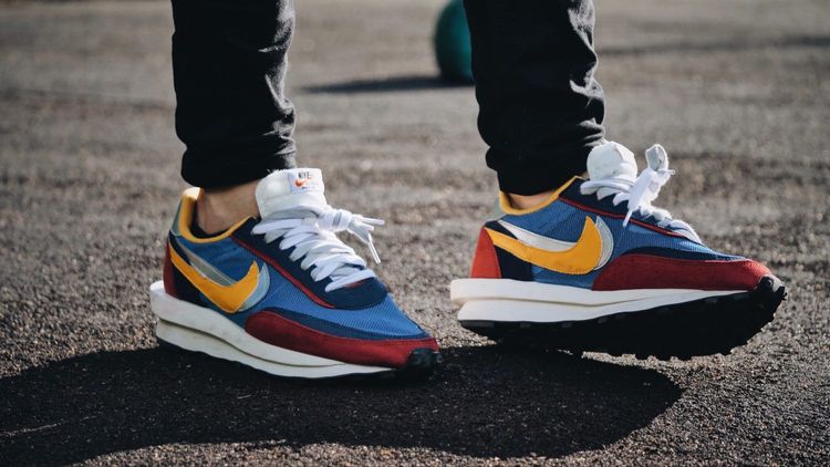 sacai mens x nike ldwaffle varsity blue