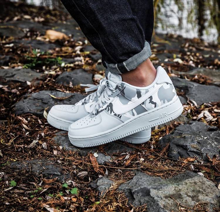 Air Force 1 'Grey Reflective Camo' - Nike - 823511 009 | GOAT