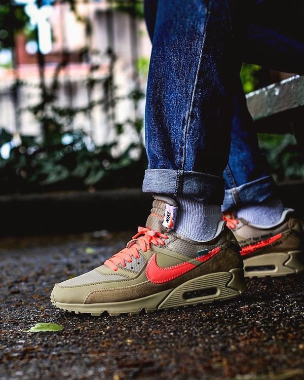 Off-White x Air Max 90 'Desert Ore' - Nike - AA7293 200 | GOAT