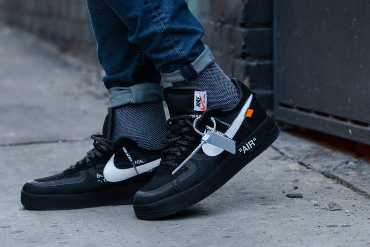 Off-White x Air Force 1 Low 'Black' - Nike - AO4606 001 | GOAT