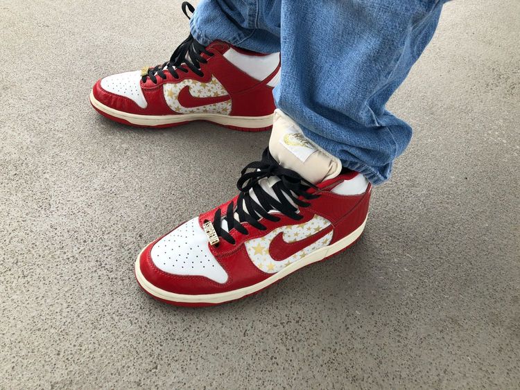 dunk high x supreme