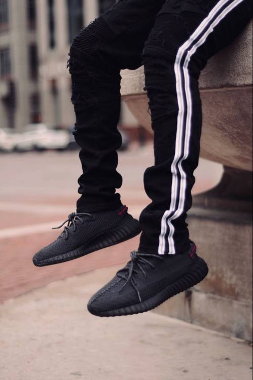 Yeezy Boost 350 V2 'Black Reflective' - adidas - FU9007 | GOAT