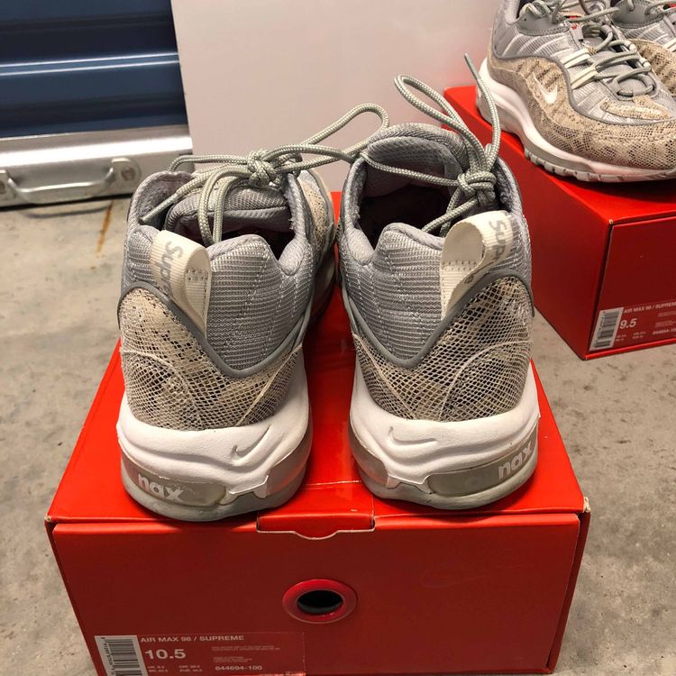 Supreme x Air Max 98 'Snakeskin' - Nike - 844694 100 | GOAT