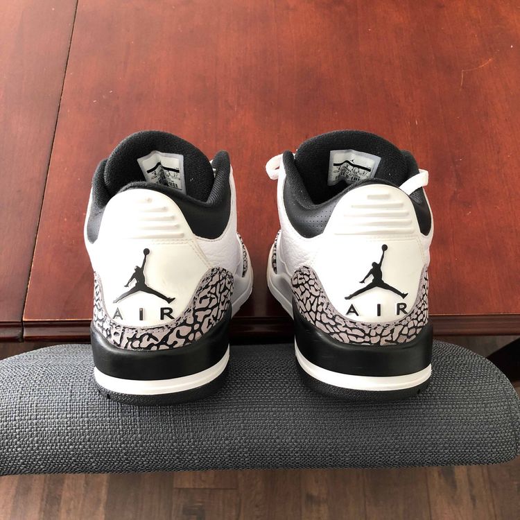 jordan 3 infrared black laces