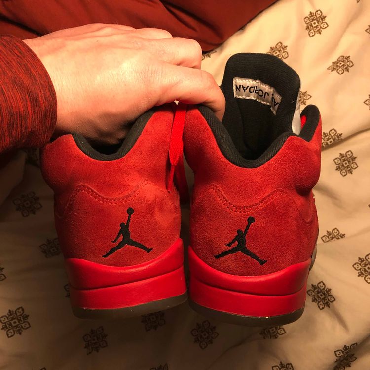 all red suede 5
