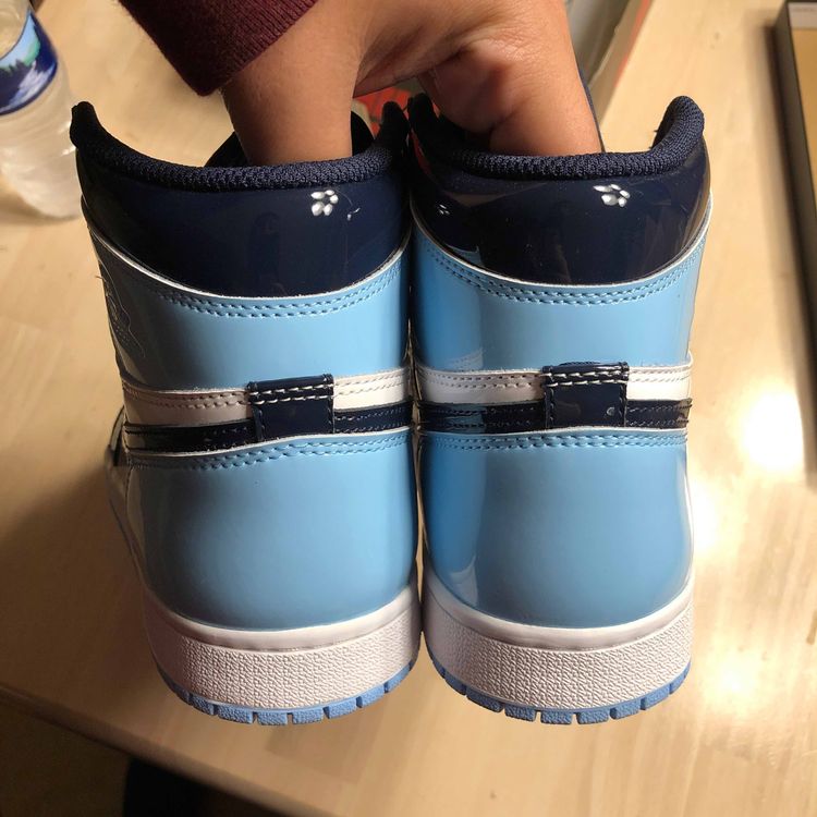 blue chill jordan 1 goat