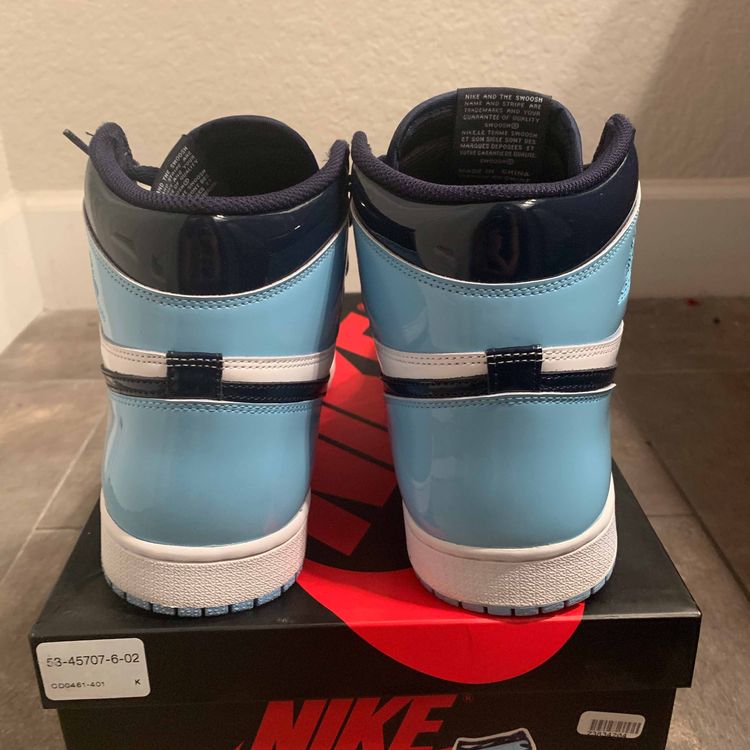 blue chill jordan 1 goat