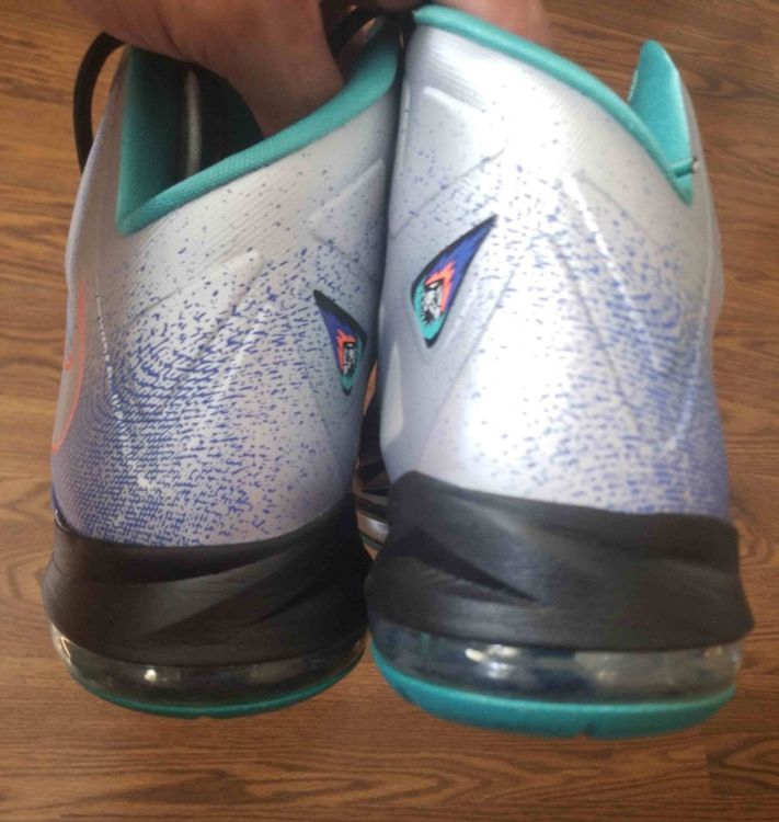 lebron 10 pure platinum on foot