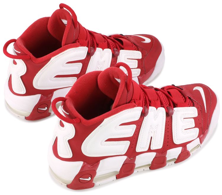 nike air uptempo supreme rojas