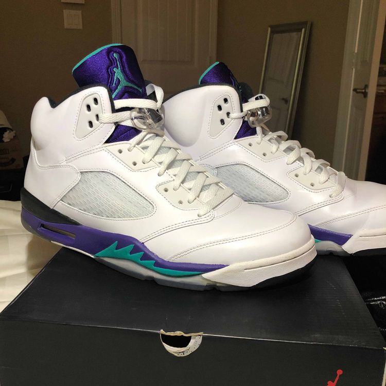 Air Jordan 5 Retro 'Grape' 2013 Air Jordan 136027 108 GOAT