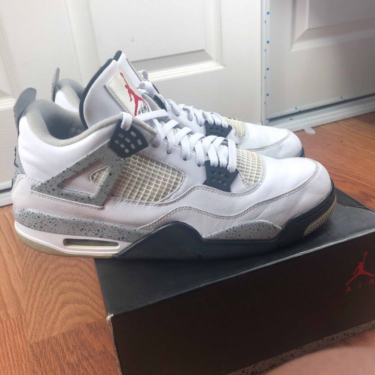 men air jordan 4 retro og cement