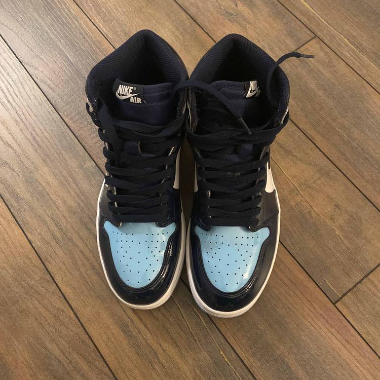 blue chill jordan 1 goat